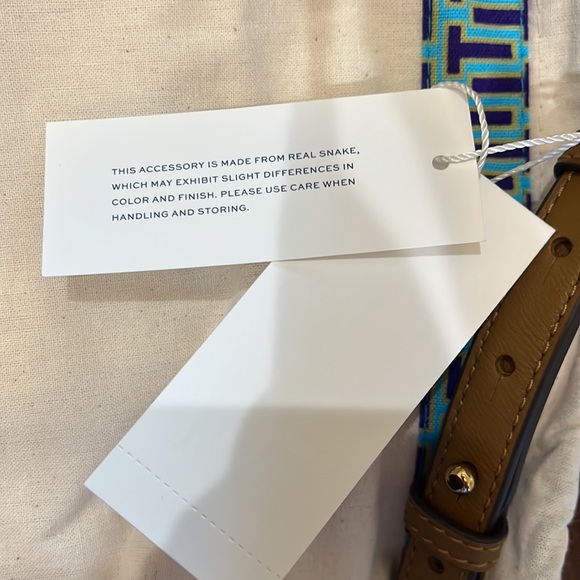 Tory Burch Kira Chevron Exotic Circle Bag - Picture 13 of 13